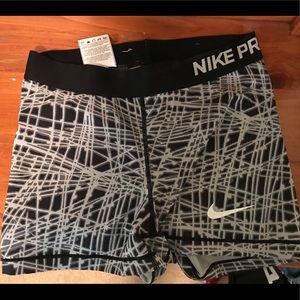 Nike pro compression shorts